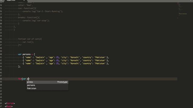 What is Javascript object
