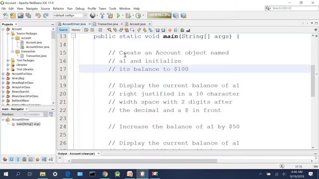 CMSC 251 - Java Classes & Information Hiding смотреть онлайн