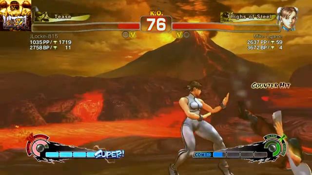 Rose VS Chun Li - Ultra & Super Comeback ( USF4 PS4 ) смотреть онлайн