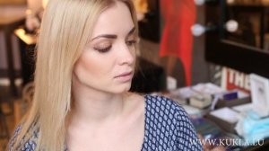 Свадебный макияж для голубых глаз в теплых тонах. Видеоурок Gold Smokey Eyes Makeup Tutorial