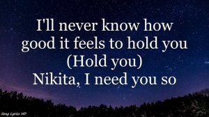 Elton John - Nikita (Lyrics HD)