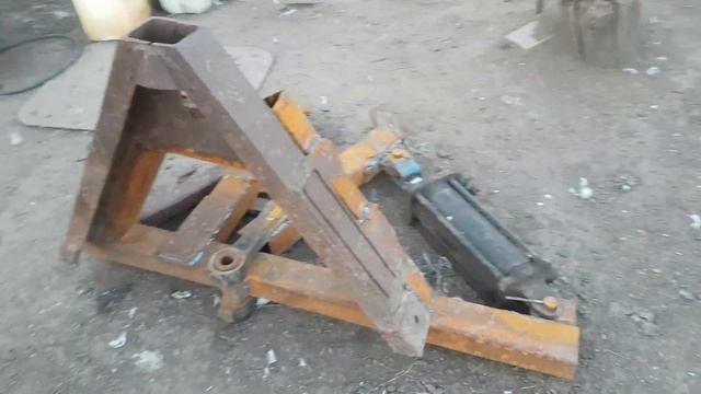 Новое изобретение "Деревенского Кулибина".Корчеватель деревьев. смотреть онлайн