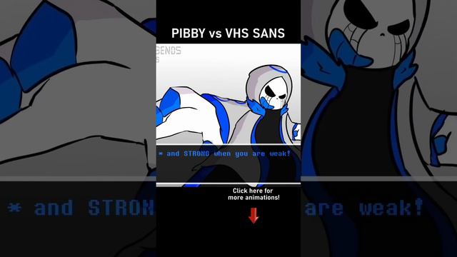 PIBBY CORRUPTION vs VHS SANS (Undertale Animation)