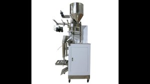 Упаковка сахара на вертикальном упаковочном автомате DXDK 2000 ll с подбоем