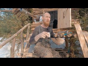 ЖИВУ и КАЙФУЮ В ЛЕСНОЙ ИЗБУШКЕ / ЕДА НА ПЕЧИ / ВЕСНА, ТИШИНА.