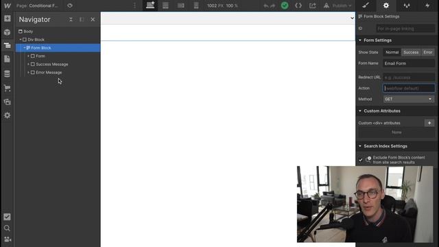 Conditional Form Fields (No Plug-ins): Webflow Forms Masterclass