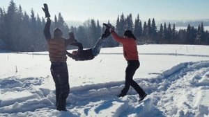 Ночёвка в палатке с печкой