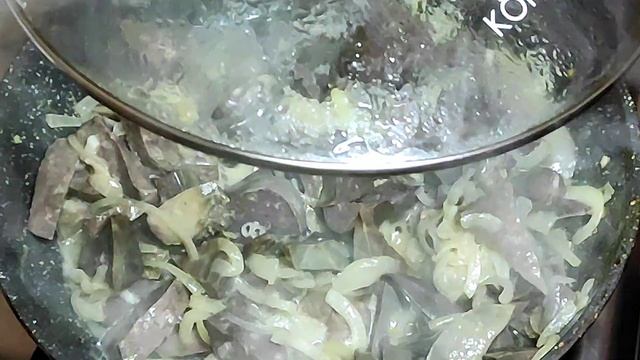 Стоит Копейка, а Вкус на Миллион!!! Свиное Легкое с Луком и Сметаной.