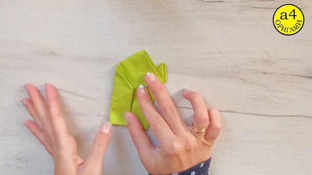 Как сделать прыгающую лягушку из бумаги Оригами а4 лягушка смотреть онлайн