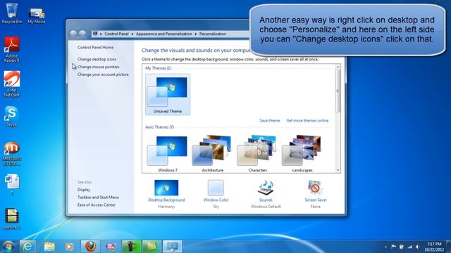HOW TO DISPLAY MY COMPUTER ICON ON THE DESKTOP IN WINDOWS 7 смотреть онлайн