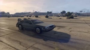 GTA 5 Mods: Назад в будущее (Back to the future time circuits)