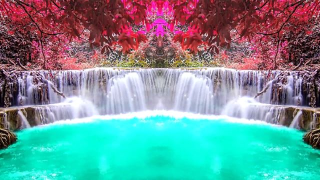 Видеофоны!!! Видеофон Водопад Красивая сказка! Футаж для монтажа видео и слайд-шоу!!! смотреть онлайн