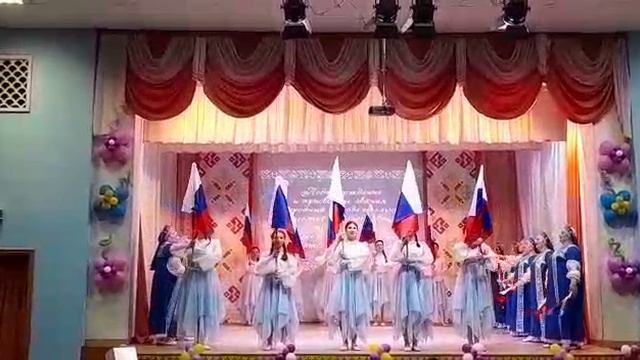 #СлавимРоссию Танцевальный коллектив Белара Россия -это мы (Чебоксарского ра-н Чувашской Республики)