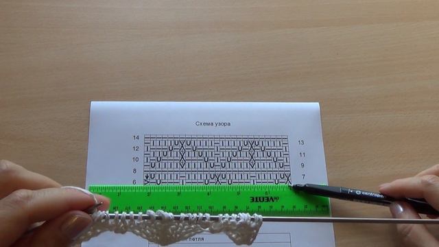 Красивый ажурный узор для летних изделий: кофточек, кардиганов, топов