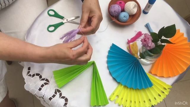 Мастер-класс веер из бумаги с кисточкой смотреть онлайн