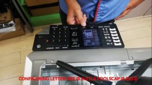 Configuring Paper Size on Sharp AR-6020 NV, AR-6023NV and AR-6031NV