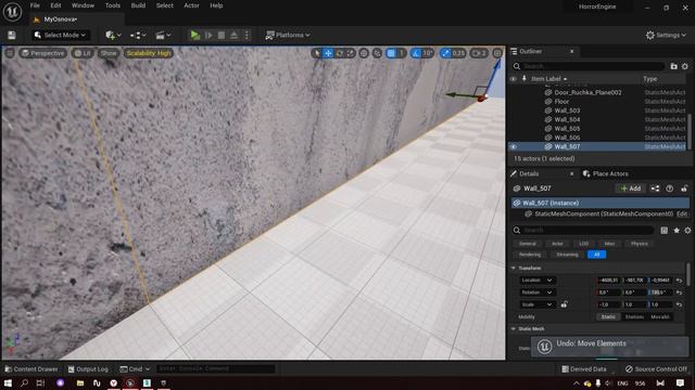 Unreal Engine 5-My Horror(Tutorial 1#)