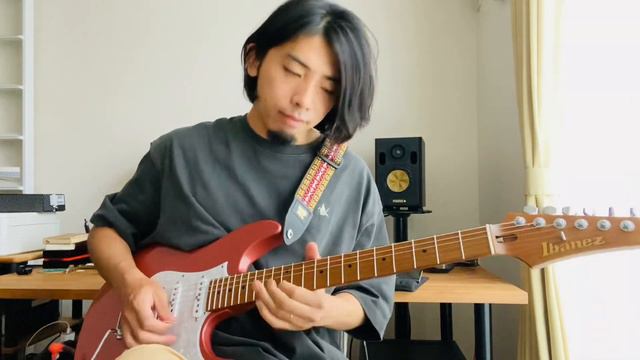 Guitar solo with Ibanez AZ2204 смотреть онлайн