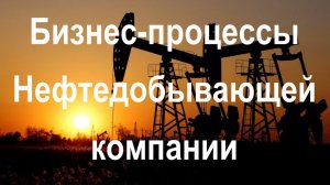 Описание процессов Нефтедобывающей компании