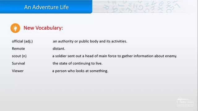 Adventure Present Perfect & Vocabulary смотреть онлайн