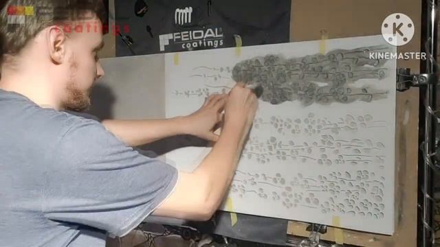 Тонкослойные перламутровые декоративные штукатурки и трафареты! Как работать! смотреть онлайн