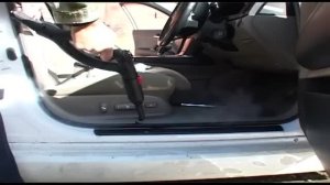 Уборка в машине с пароочистителем Квазар