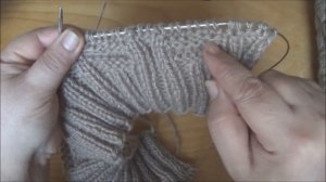 Мужской жилет спицами - Часть 1. Vest knitting for men