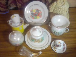 ВИНТАЖ! Мои находки: Несказанно повезло, купила чайник и 3 сахарницы за 100 рублей!