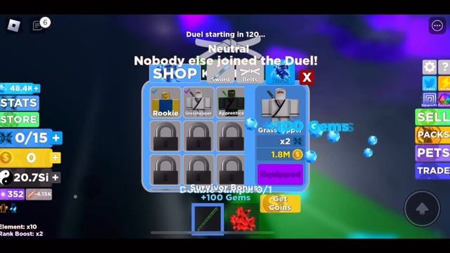 *WORKING* Rank Glitch in Ninja Legend 2023* (ROBLOX) смотреть онлайн