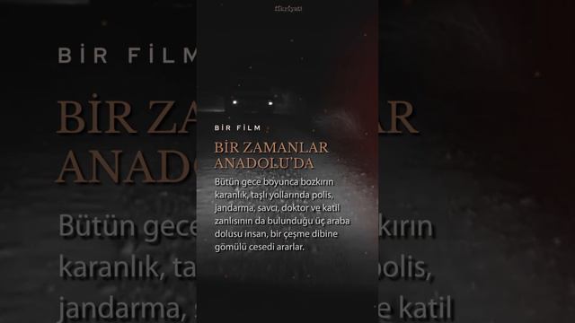 Bir Zamanlar Anadolu'da | Bir Film