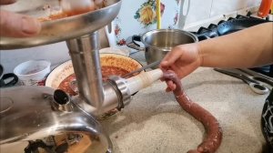 Делаем печёночную колбасу в домашних условиях.