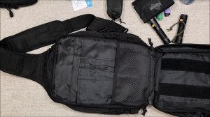 EDC рюкзак. Однолямочный рюкзак - сумка - Yakeda 1000D PU KF088. Отзыв / мнение.