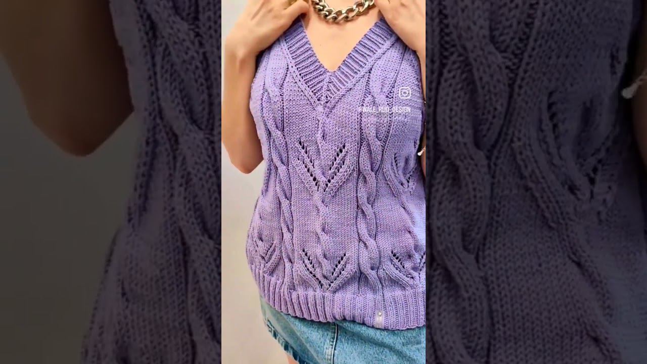 Новый МК!Свяжет даже новичок!#шортс #жилетспицами #shorts #knit #вязаныйжилет #вязаниедляначинающих смотреть онлайн