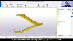 GA Drawing of Staircase in Tekla Structures || BBS Of Staircase || Part 3 || General Arrangement Dw