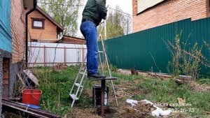 Абиссинская скважина желонкой в Подмосковье.