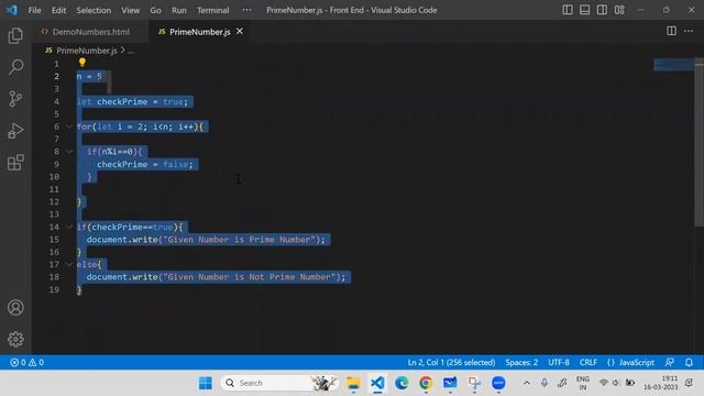 JavaScript Tutorial: Finding Prime Numbers and Prime Number Validation