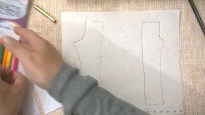Построение выкройки брюк с запахом