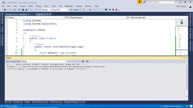 24. C# - Stack смотреть онлайн