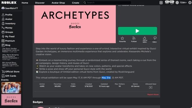 HOW TO GET GUCCI FEATHER AND CRYSTALS HEADPIECE! CLAIM NOW! ROBLOX GUCCI GARDEN EVENT смотреть онлайн