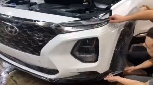 Работа по Hyundai Santa Fe | ЗАЩИТА + ПАНОРАМНАЯ КРЫША