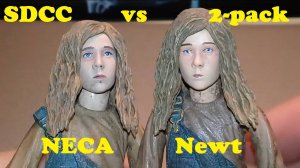 Comparison! Neca Rebecca "Newt" Jorden from Aliens Film (2016 SDCC excl. vs “Rescuing Newt” 2-Pack)!