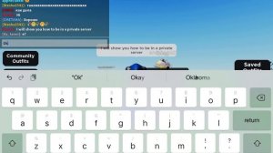 How to be in private server in Catalog Avatar Creator in roblox