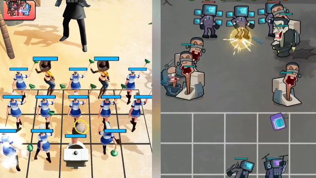 TV Woman: Toilet Camera Game VS Merge War: Skibydy vs Kamera Monster Gameplay Max Levels смотреть онлайн