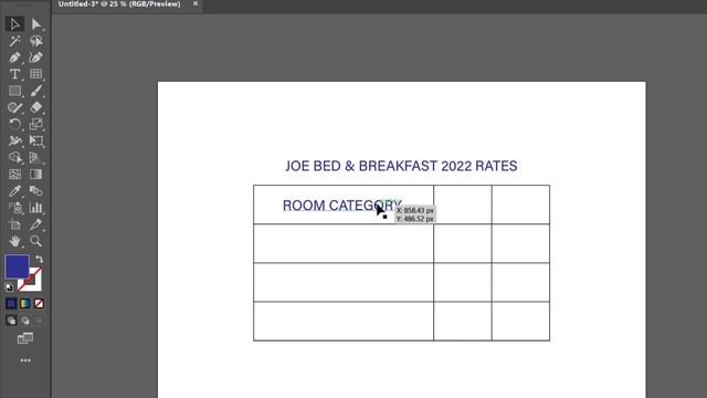 How to Create a Table in Adobe Illustrator (Illustrator Tutorial for Beginners) смотреть онлайн