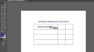 How to Create a Table in Adobe Illustrator (Illustrator Tutorial for Beginners)