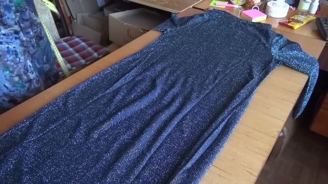 Платье с люрексом