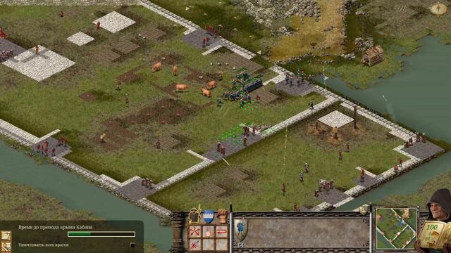 Глава III: Миссия 15. Пробиваемся к болотам ► Stronghold #07 смотреть онлайн