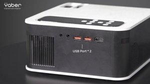 Unboxing the Yaber Pro V8 together! | portable projector for movie night & gaming