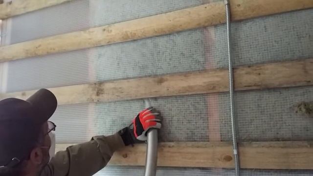 Задувка минваты PAROC BLT 3 или BLT 9 в стену, часть 4 смотреть онлайн