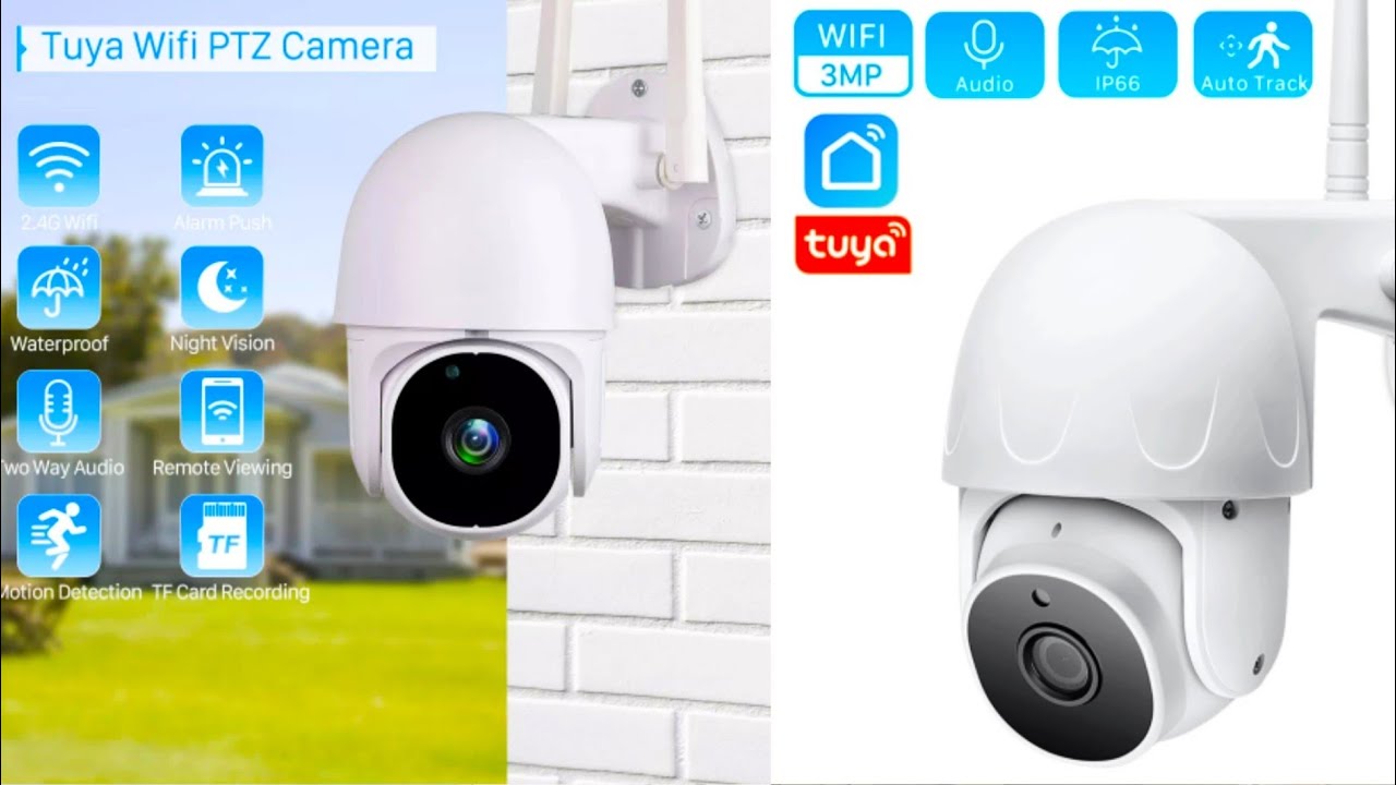 PTZ WiFi камера Tuya с авто отслеживанием PTZ Camera with Auto Tracking